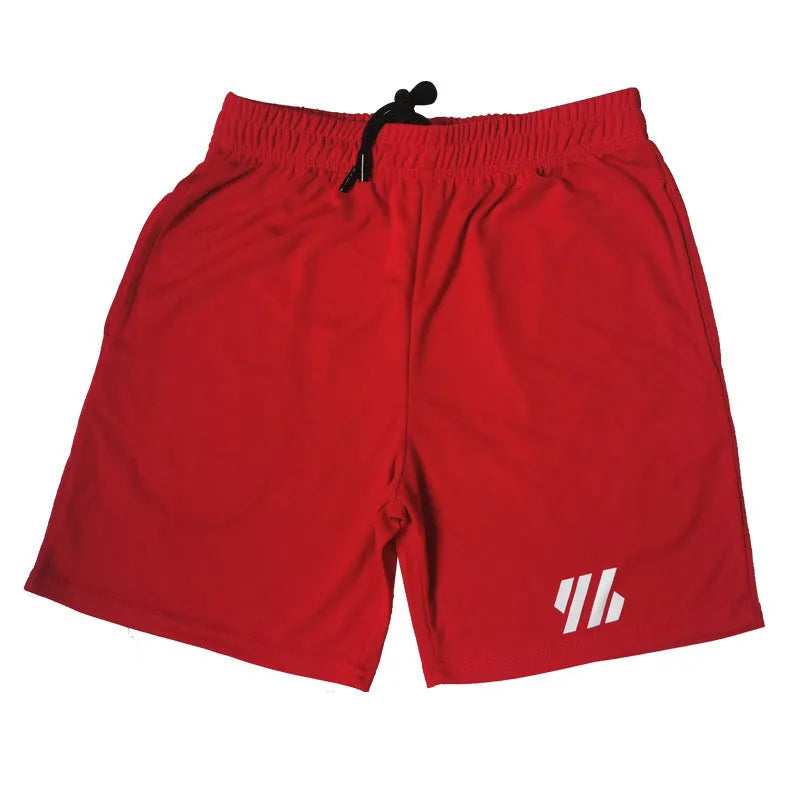 Metal silk fabric sports shorts in various colours for summer running and athletic wear