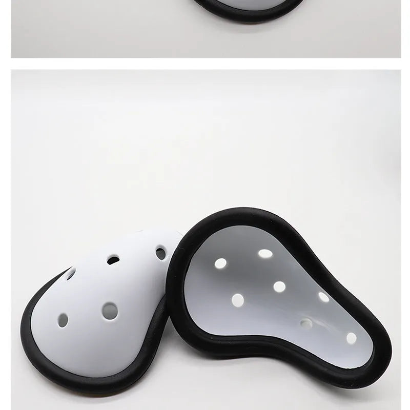 Rubber sports genital protector for adult and children rugby hockey boxing equipment