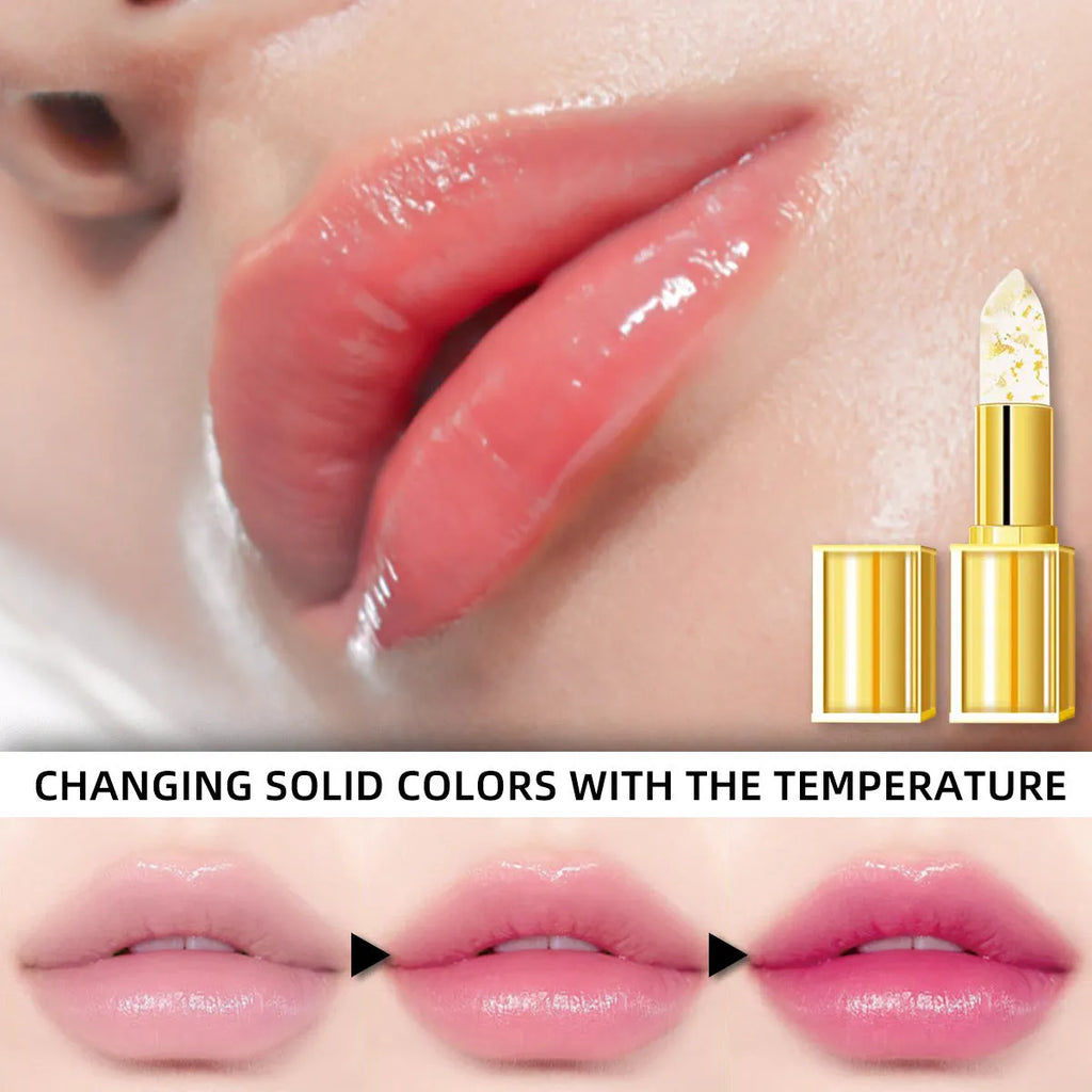 YB1001 gilding warm colour-changing anti-smudge lipstick, 3.5g three pieces