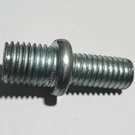 Ouma aluminium screw-on weeding head attachment for converting a strimmer to a lawn mower.