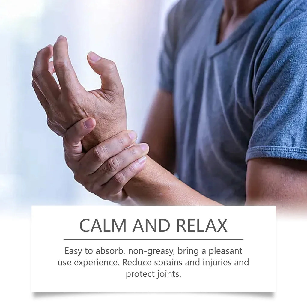 Joint Relief Spray 60ml bottle for soothing joint discomfort and enhancing vitality, universal skin type.