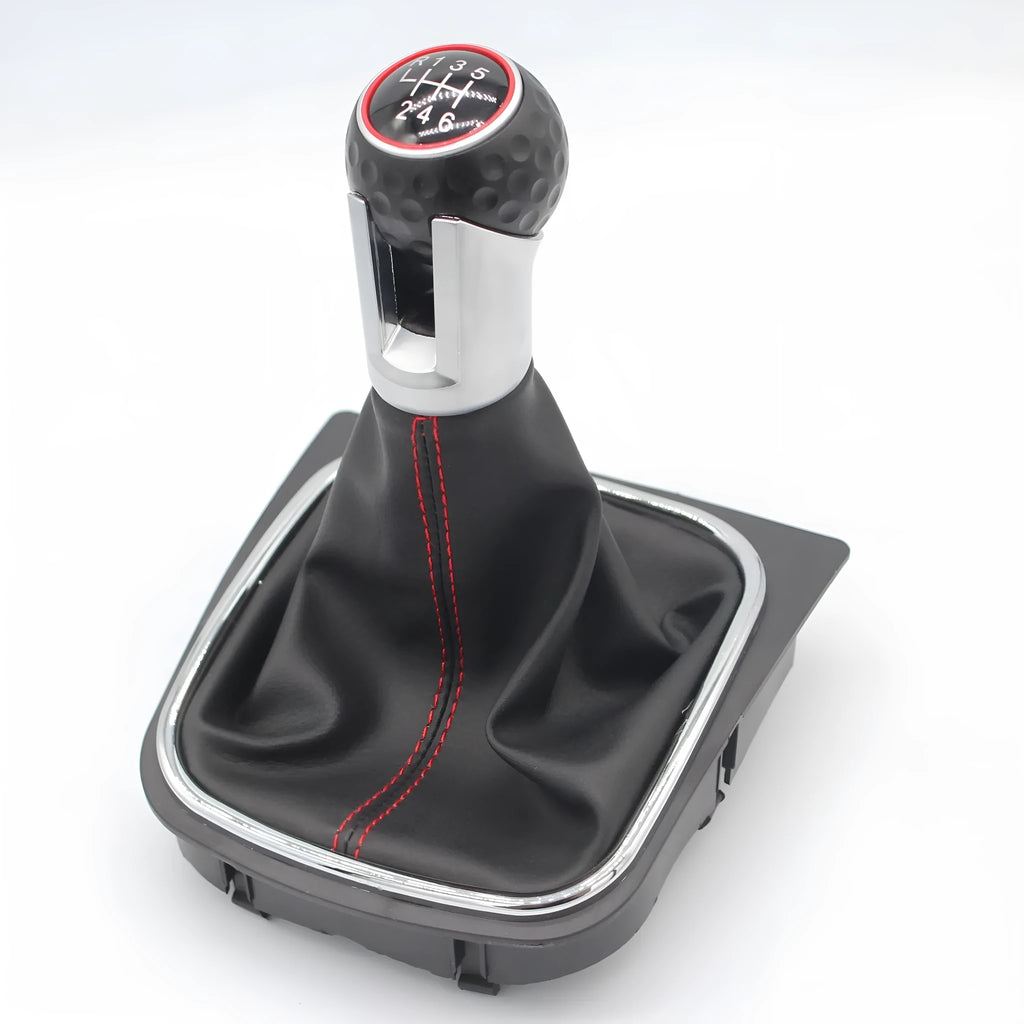 Leather gear lever dust boot for Volkswagen Golf 5/6/7 manual transmission with 12mm fitting