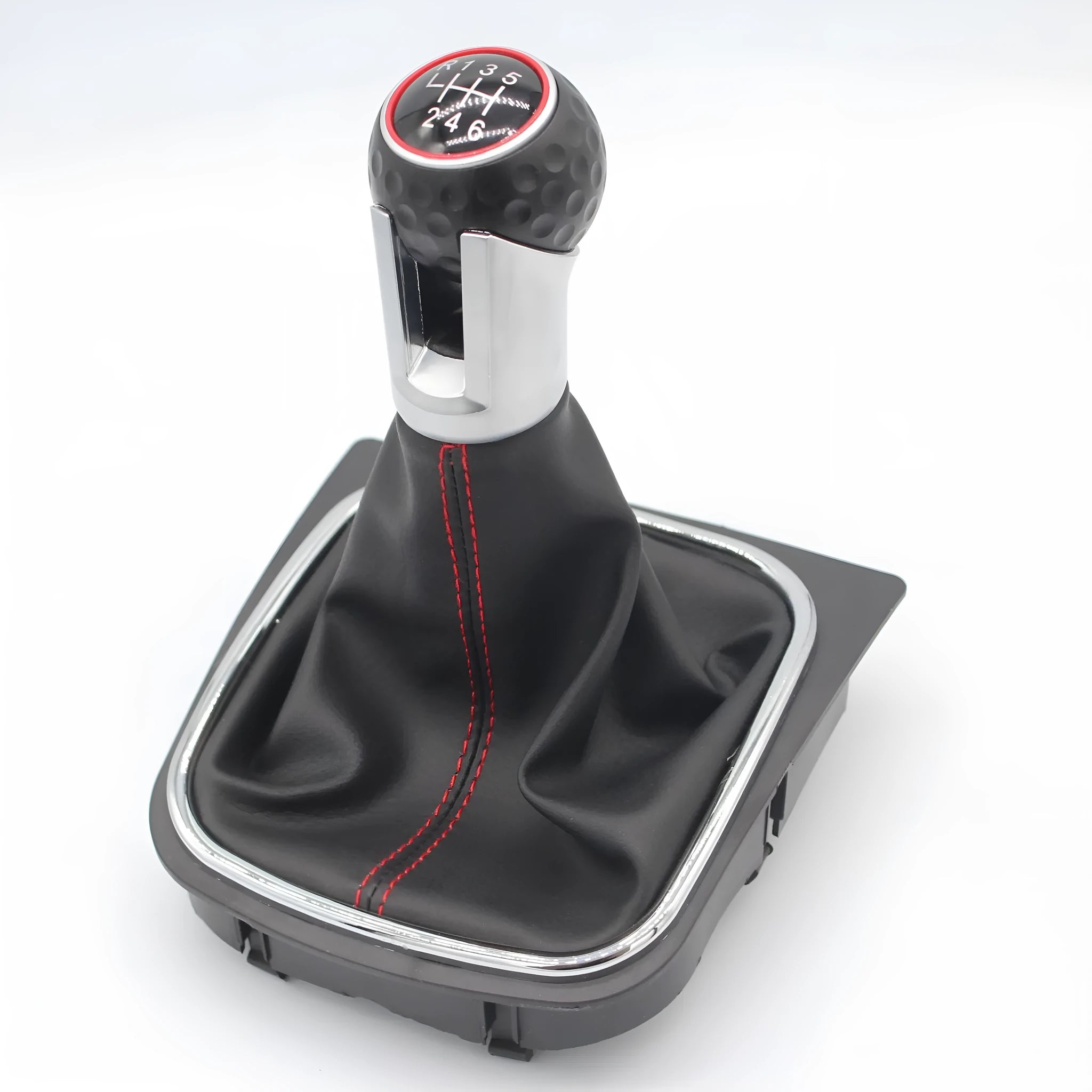 Leather gear lever dust boot for Volkswagen Golf 5/6/7 manual transmission with 12mm fitting