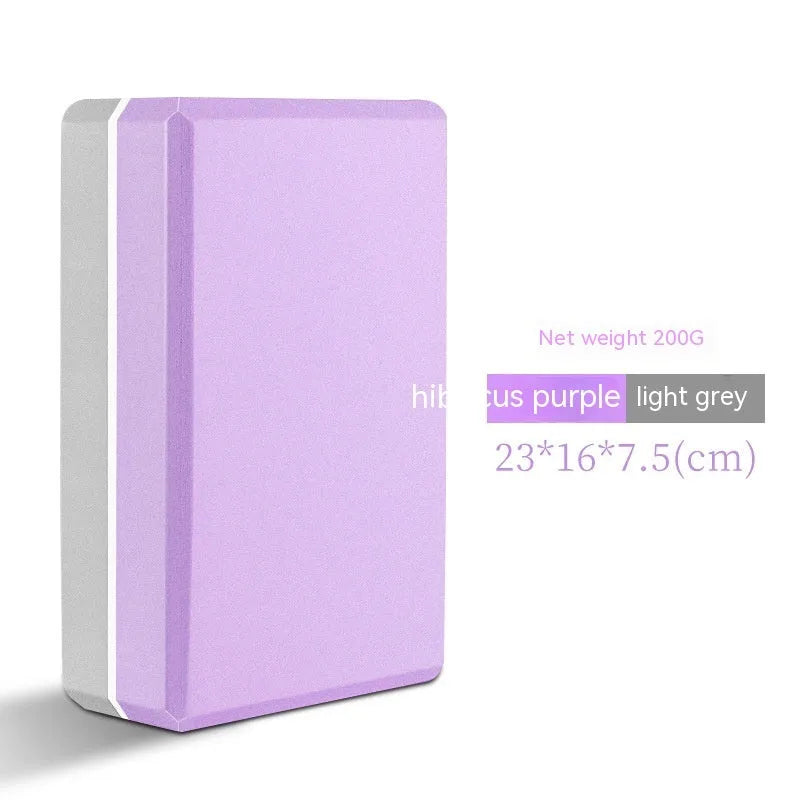 High-density EVA yoga block in various colours including cartoon designs for dance and fitness training