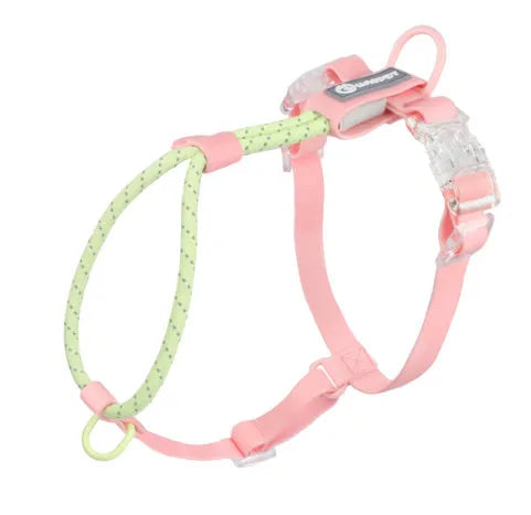 PVC solid colour dog leash with hand holding rope in dark red or taoyao green, 120cm length