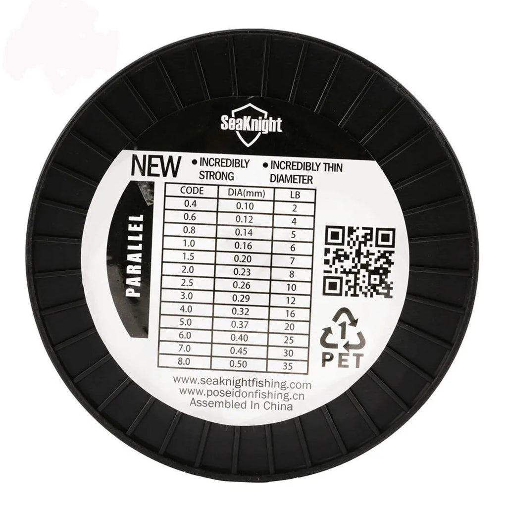 Spool of Seaknight1000 nylon fishing line in various colours and diameters for main line use.