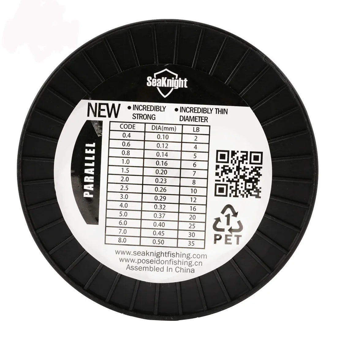 Spool of Seaknight1000 nylon fishing line in various colours and diameters for main line use.