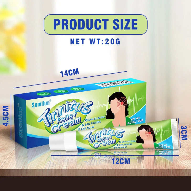20g ear health cream tube for tinnitus ear pain external use