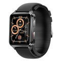 Smartwatch with 1.70-inch screen on silicone wristband showing fitness tracking display.
