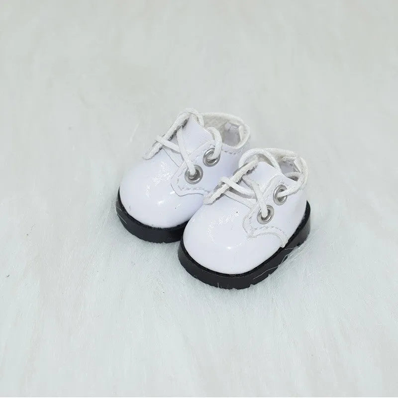 17cm fashion doll replacement shoes in multiple styles including black boots and pink heels