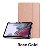 Lenovo Tab P12 tablet protective case in apricot colour with a three-fold stand opened