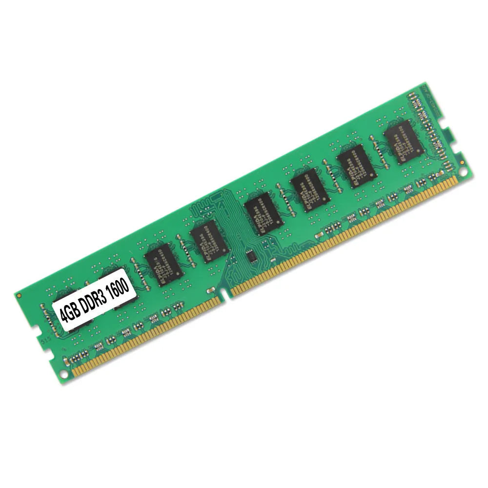 Single 4GB DDR3 1600MHz desktop memory module for AMD systems.