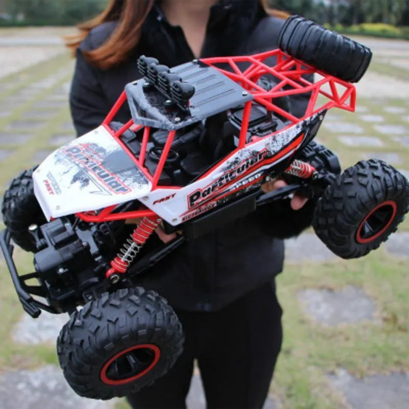 4WD RC buggy green red off-road truck 37x23x20cm with 2.4G remote control