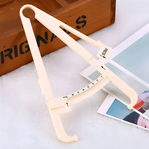 Acrylic body fat caliper for skinfold measurement with 0.001mm accuracy and 200mm range