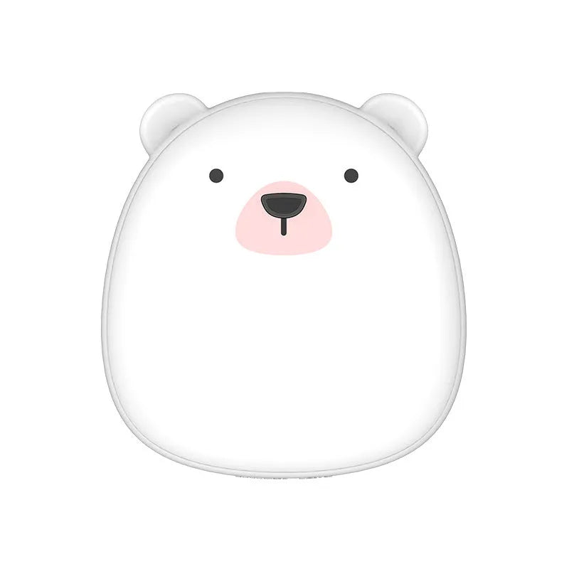 Cartoon penguin polar bear USB rechargeable hand warmer with double-side heating