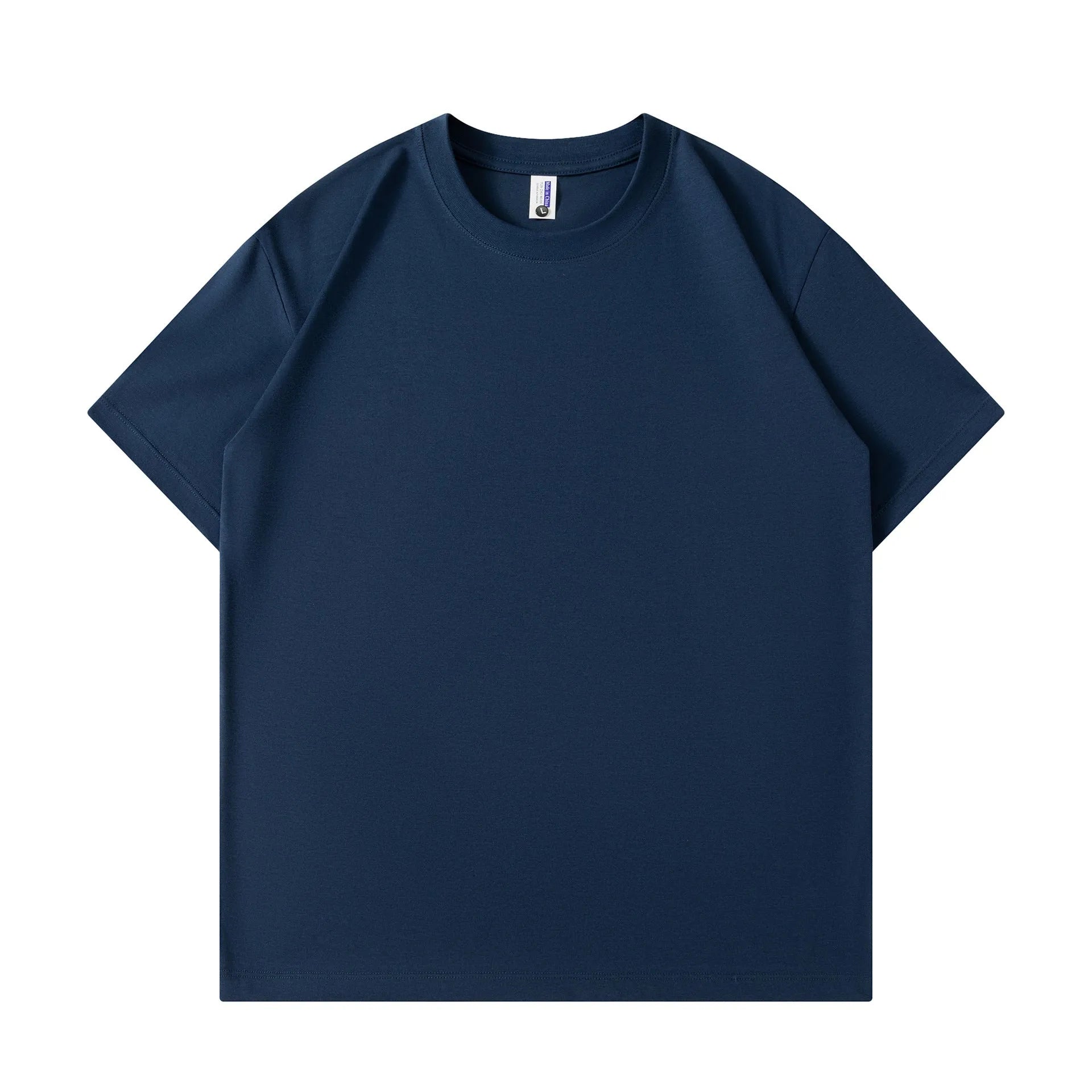 Unisex pure cotton short sleeve t-shirt in solid colour loose style available in apricot black caramel and other shades