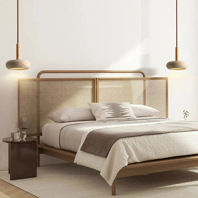 Huangdongshi small retro three-head droplight with 15cm diameter for bedroom or dining room