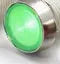10mm stainless steel edge plastic indicator light with wire flat end connector in multiple colours.