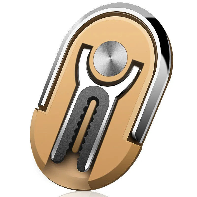 Universal car mobile phone bracket with ring design for dashboard mounting in black silver blue gold red colours