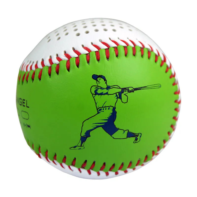 Baseball home Bluetooth speaker in white with 3W output, 600mAh battery, and USB interface