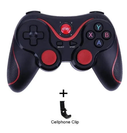 Upgraded X3 wireless Bluetooth game controller for Android phones in black and white colour options.