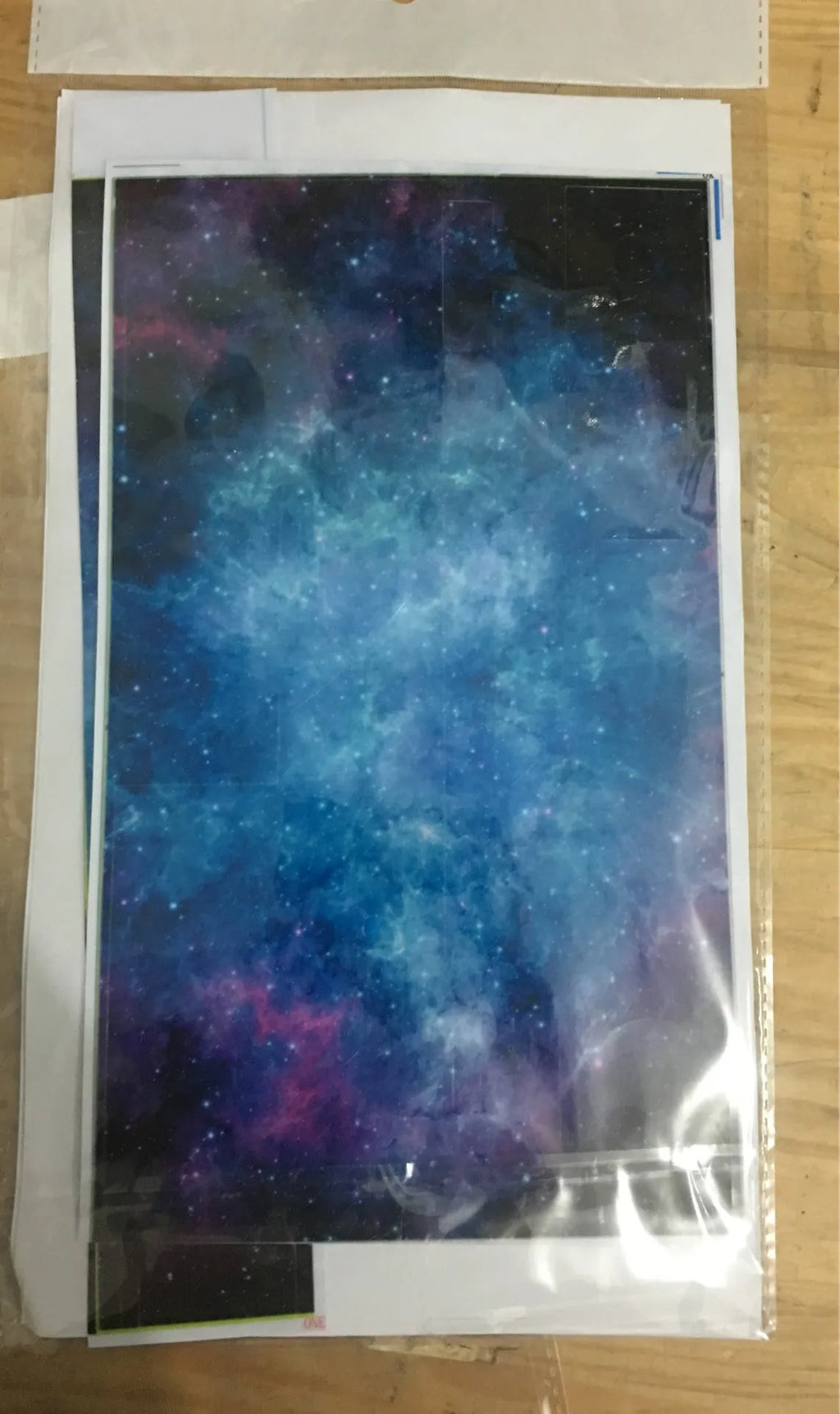 Xbox One film skin sticker pack with blue original matt material
