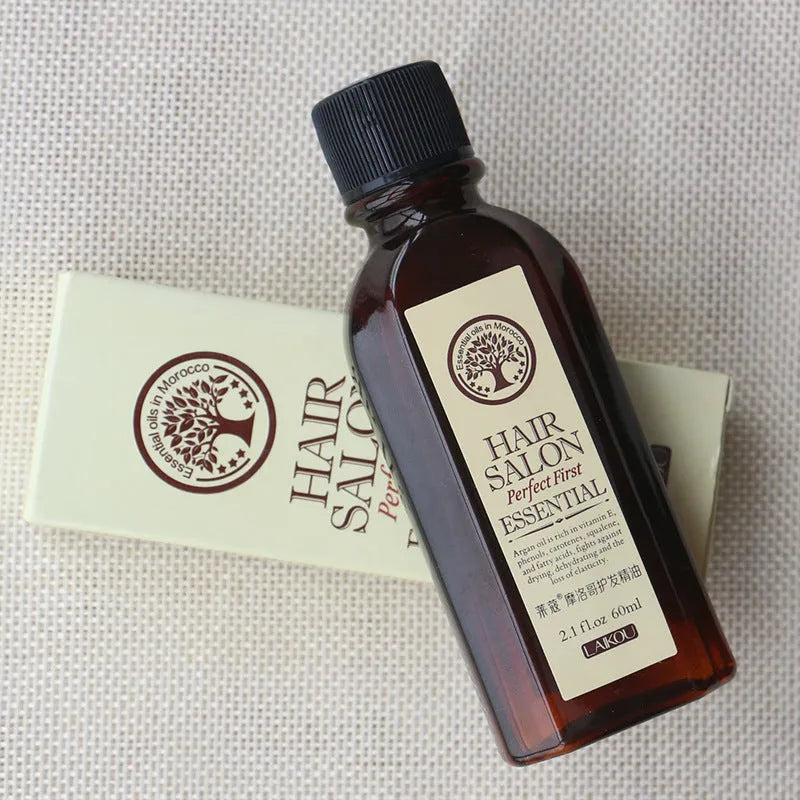 Hair Salon Protect Hair Essential Oil 60ml bottle on white background