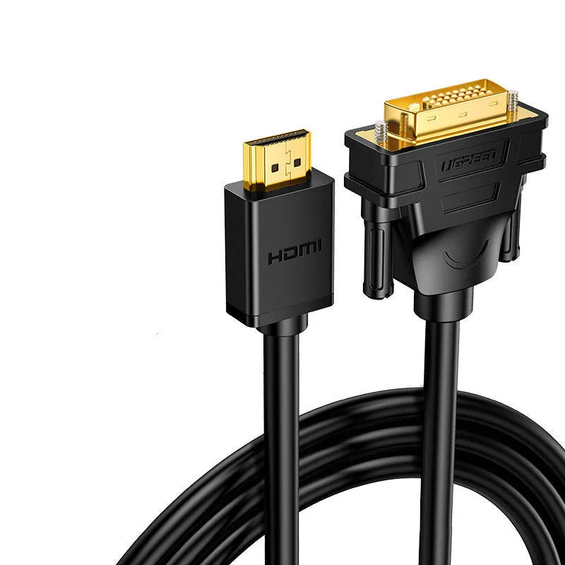 HDMI adapter cable for laptop to external display or projector showing length options