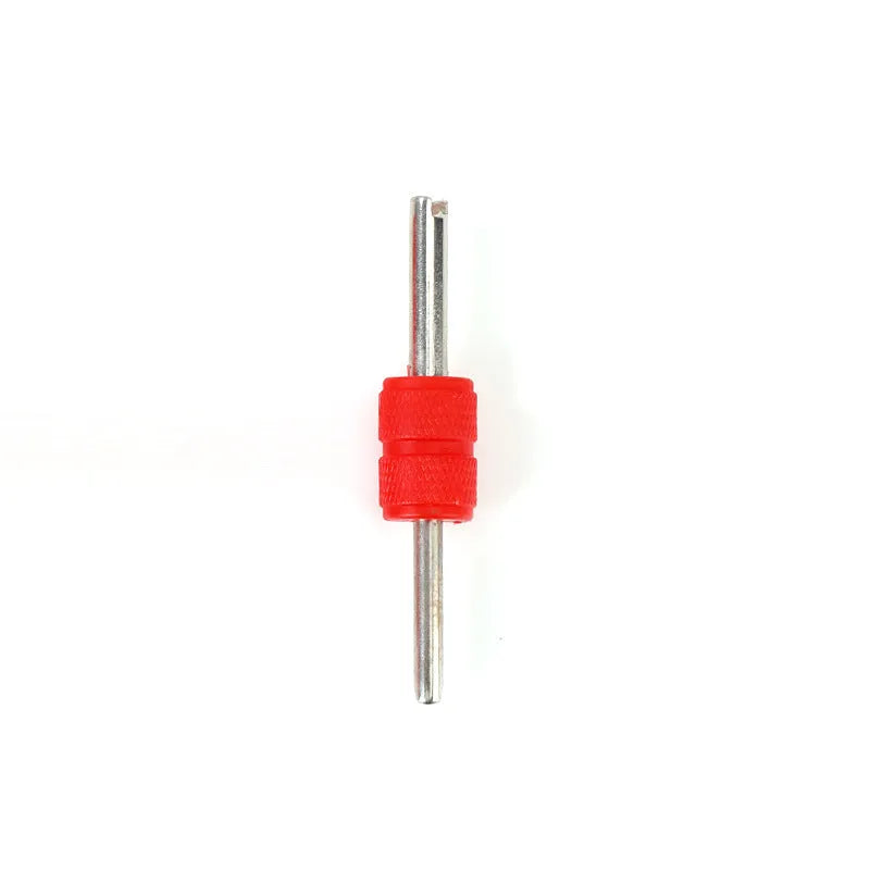 Aluminium alloy single-head twist valve wrench tool shown in one of three available colour styles.