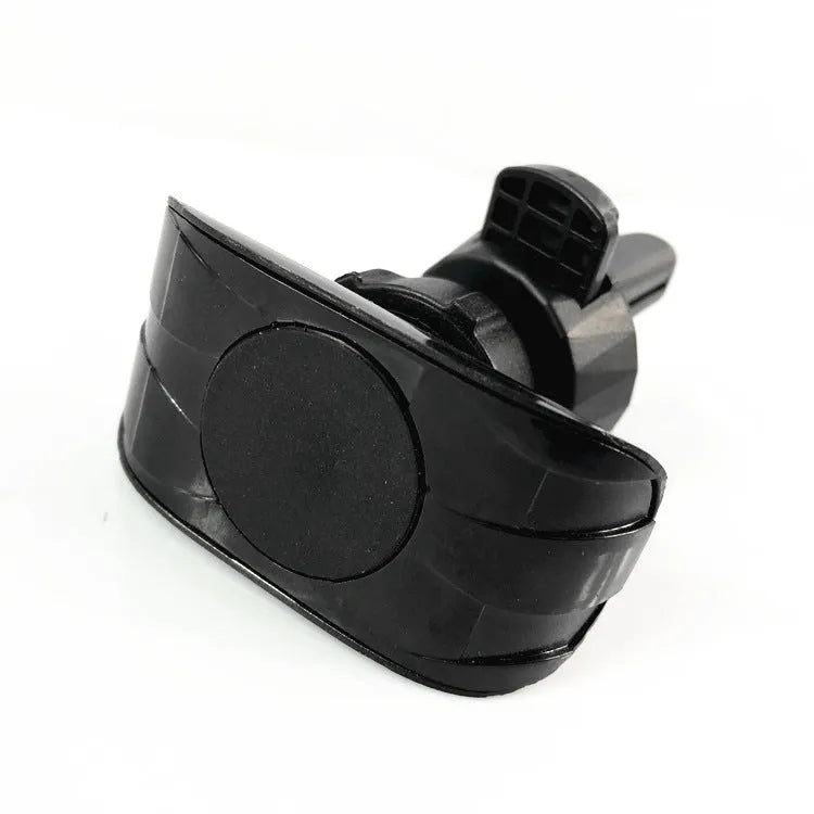 Glory black car phone holder with adjustable side grips mounted on a car air vent