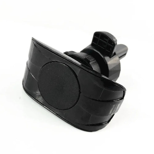 Glory black car phone holder with adjustable side grips mounted on a car air vent