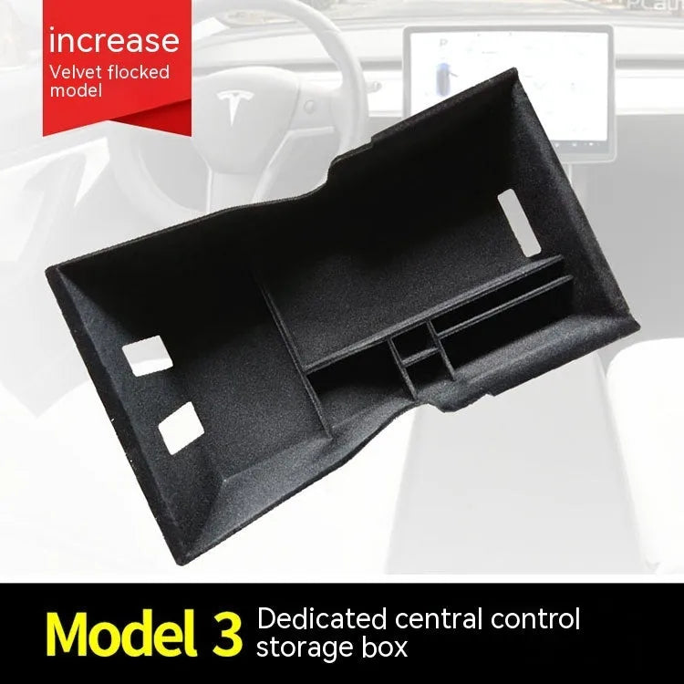 Tesla Model 3 centre console armrest storage box organiser insert in plastic