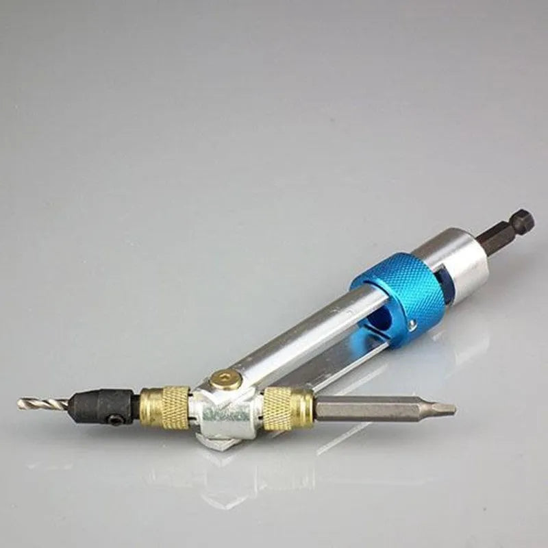 Half Time Drill Driver Set with quick-change bits and swivel head for drilling and driving modes.