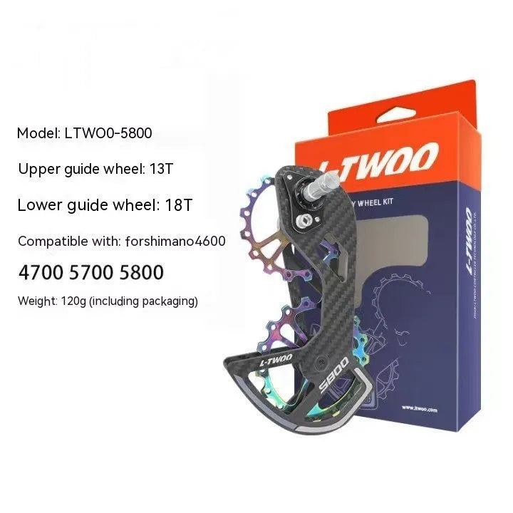 LTWOO 105 rear derailleur jockey pulley wheels with 13T upper and 18T lower teeth