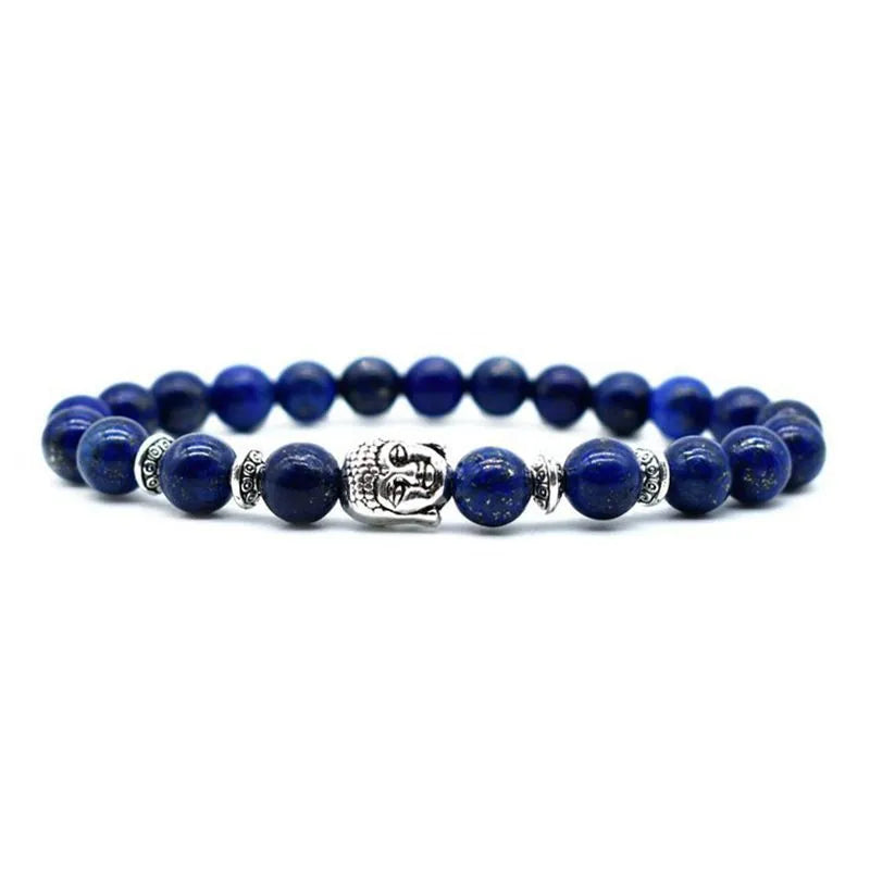 Tiger eye bracelet with detailed Buddha head bead in handcrafted adjustable unisex design