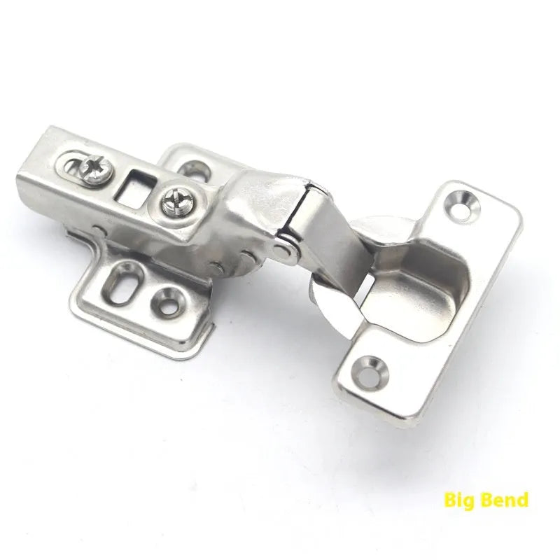 761 hydraulic cabinet hinge with nickel plating showing three bend specifications