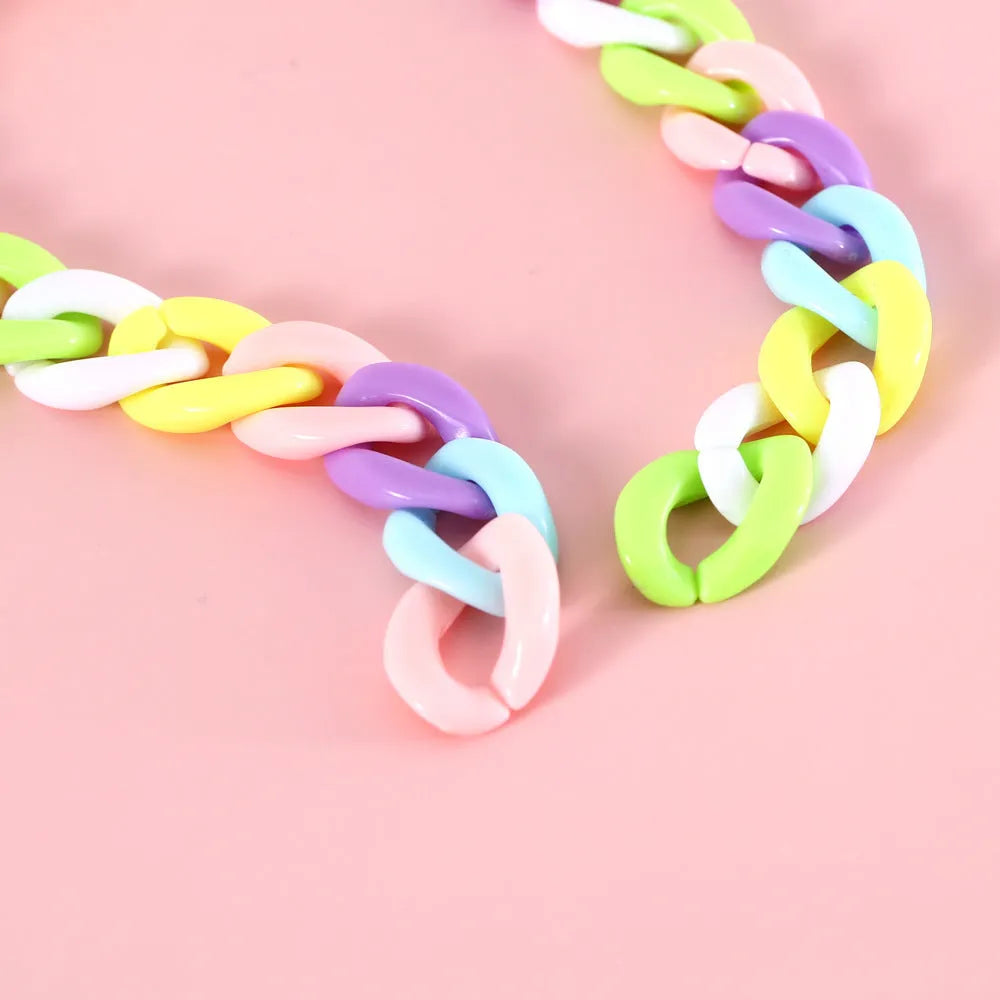 Adjustable plastic pet collar in macaron candy colours of blue, pink and mixed for cats and small dogs.