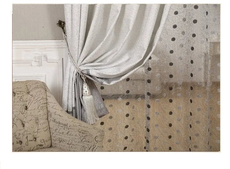 Blackout curtain panel showing light blocking fabric with hook, Korean hook, and ring hanging style options