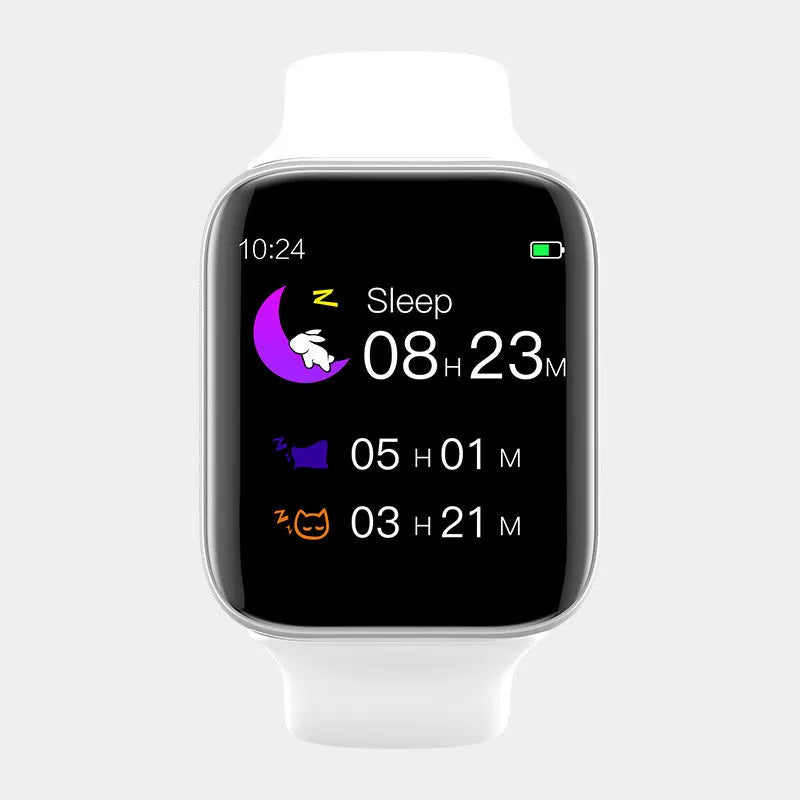 Smart bracelet with 1.54 inch screen showing blood pressure monitoring and Bluetooth call functions