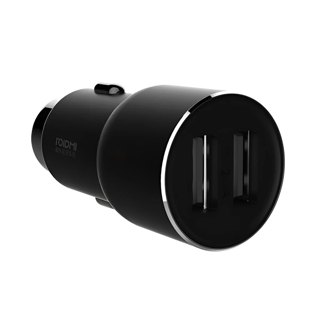 Black Ruimi 3S Bluetooth music car charger showing USB port and compact design