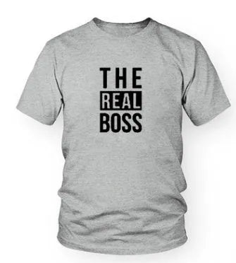 Plain loose fit round neck men's T-shirt on a hanger, front and back view, for DIY custom printing.