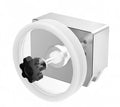 Mini ultrasonic cleaning machine with temperature control display and single slot interior