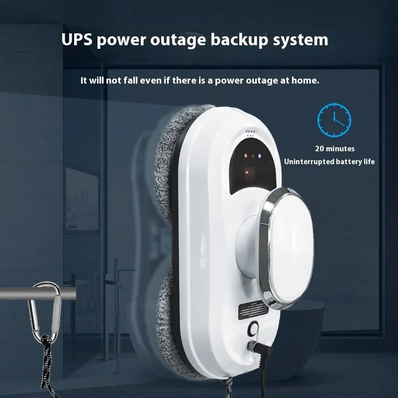 W11 white full-automatic high altitude cleaning machine with remote control and accessories