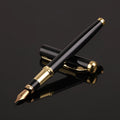 Metal ballpoint pen with 0.5mm Yijin nib in black and red colour options