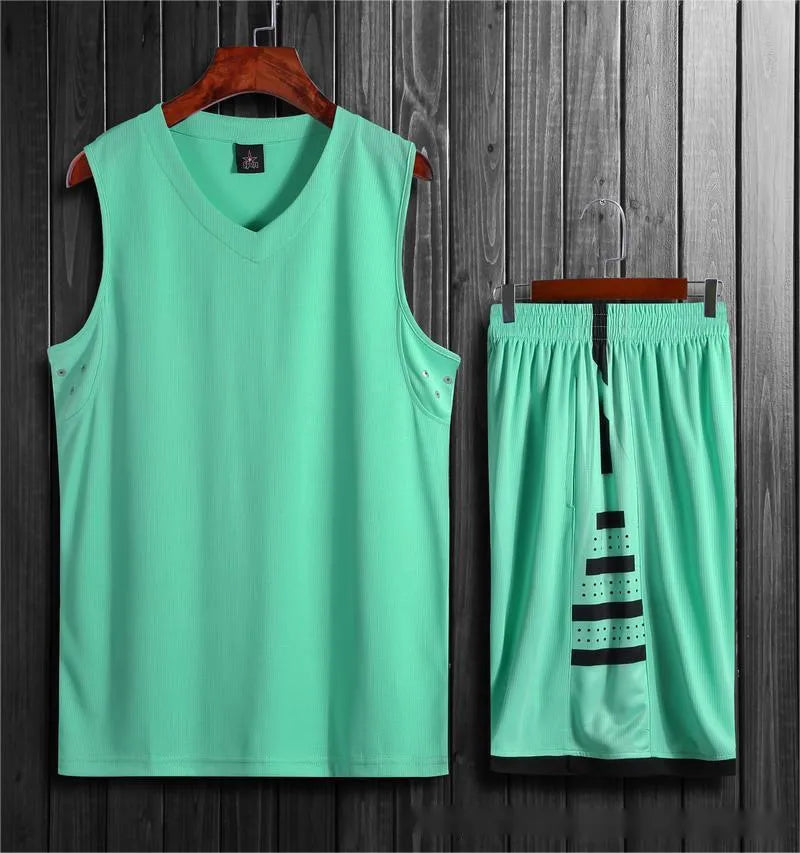 White and black unisex student sports training vest for campus basketball and running