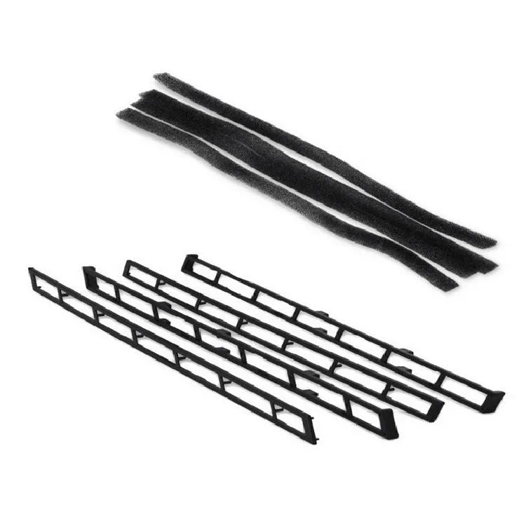 PS4 Slim dustproof net dust plug suit in ABS material, 5.8x1.5x29.3cm, for console intake protection