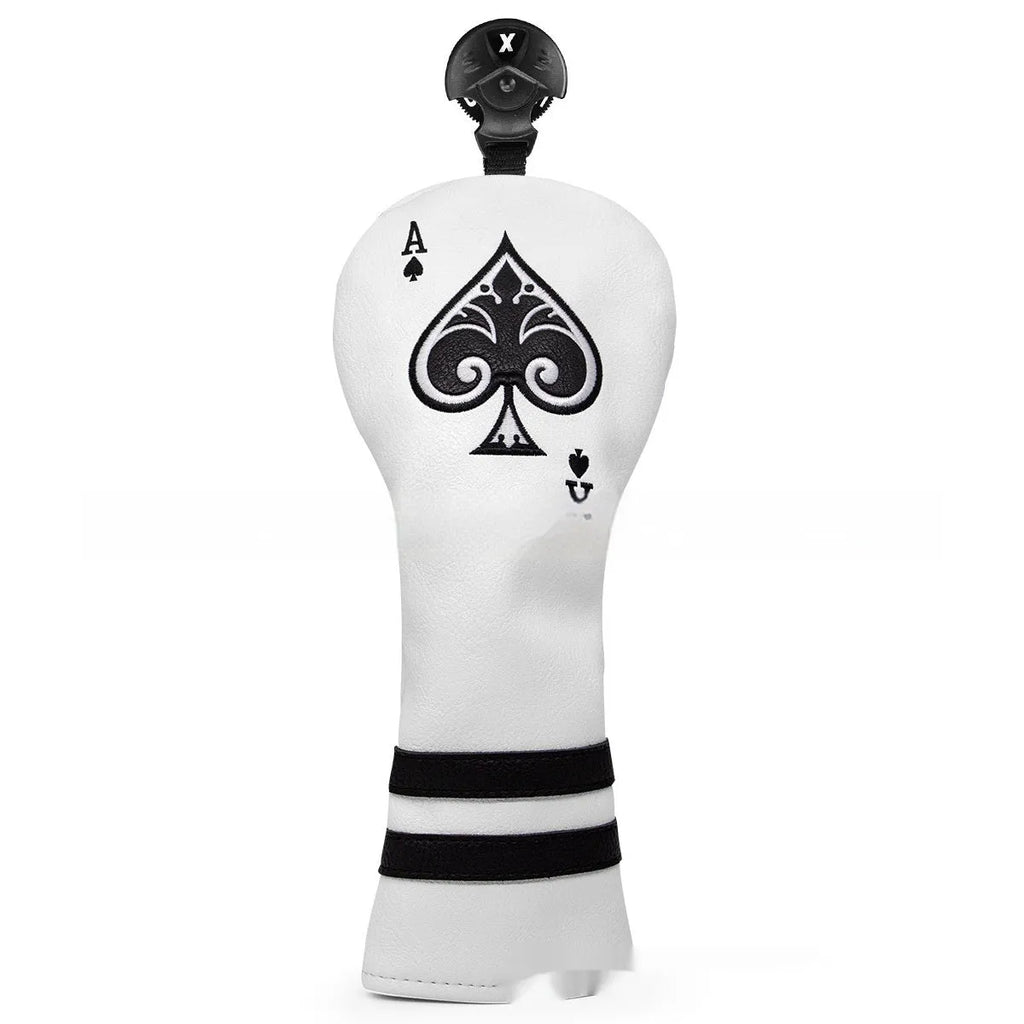 A PU golf putter sleeve shown in one of three available colours, designed to cover and protect a putter head.