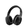 Bluetooth sports headset in black colour with wireless design for active use