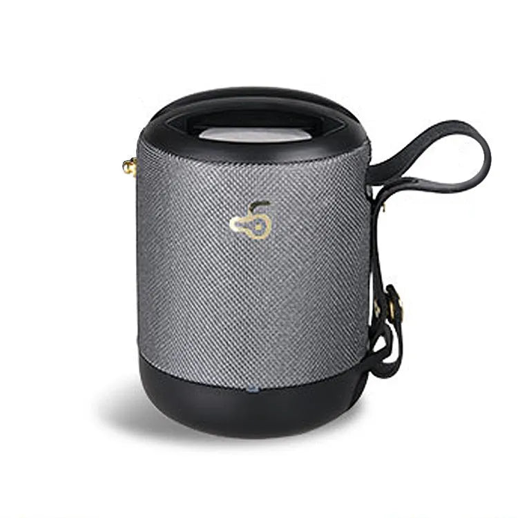 Small waterproof portable Bluetooth speaker in black, blue, camouflage, grey, or red with TF card slot and buttons