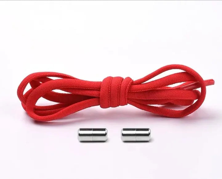 Lazy Laces no-tie elastic shoelaces with metal buckle, 105cm length, multiple colours